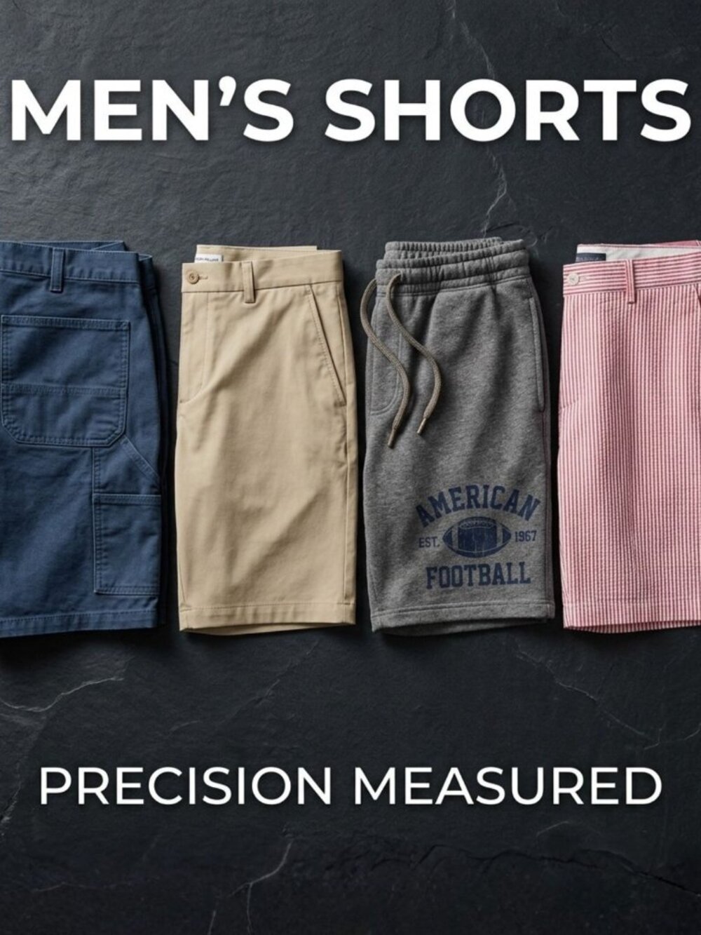 Men's Short Small - Big & Tall. Precision Measured We Add Selections Daily